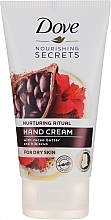 Fragrances, Perfumes, Cosmetics Nourishing Hand Cream - Dove Nurturing Secrets Ritual Hand Cream