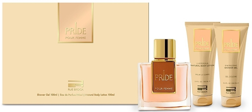 Rue Broca Pride Pour Femme - Set (edp/100ml + sh/gel/100ml + b/lot/100ml) — photo N1