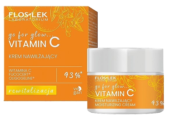 Vitamin C Moisturizing Face Cream - Floslek Go For Glow Witamin C — photo N1