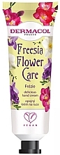 Fragrances, Perfumes, Cosmetics Freesia Flower Hand Cream - Dermacol Freesia Flower Care