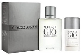 Fragrances, Perfumes, Cosmetics Giorgio Armani Acqua di Gio Pour Homme - Set (edt/100 ml + deo/75 ml)