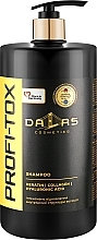 Keratin, Collagen & Hyaluronic Acid Shampoo - Dalas Cosmetics Profi-Tox Shampoo — photo N1