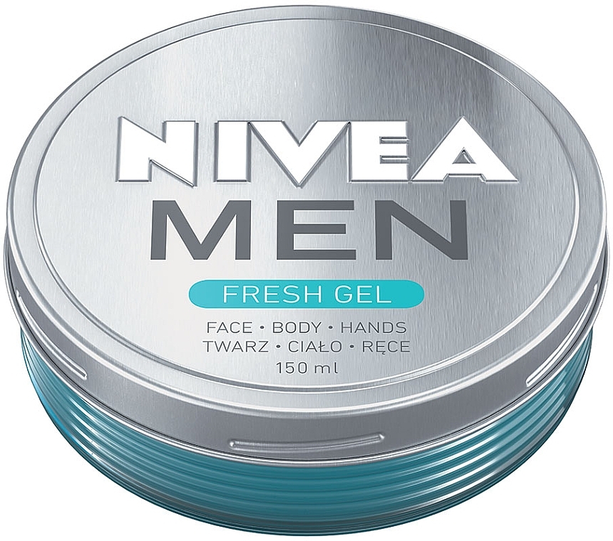 Moisturizing Face & Body Cream-Gel - Nivea Men Fresh Gel — photo N1