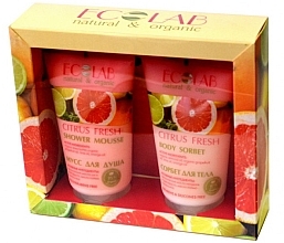 Fragrances, Perfumes, Cosmetics Set - ECO Laboratorie Citrus Fresh (body/cr/150ml + s/mousse/150ml)