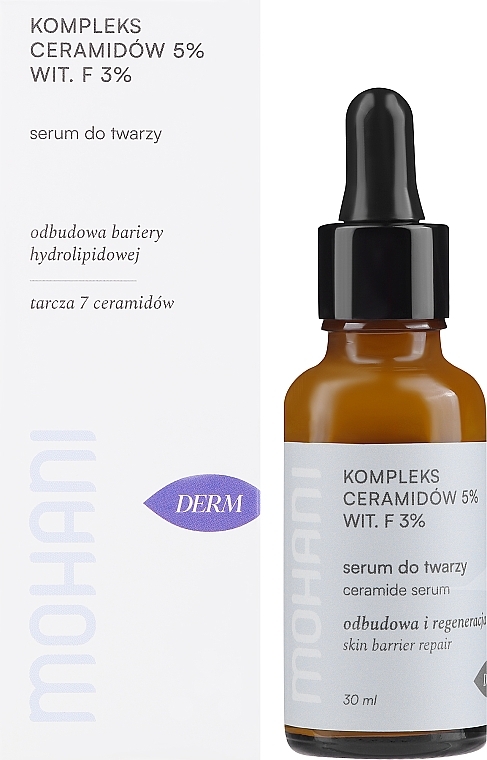 Ceramide Complex 5% & Vitamin F 3% Face Serum - Mohani Ceramide Serum — photo N1