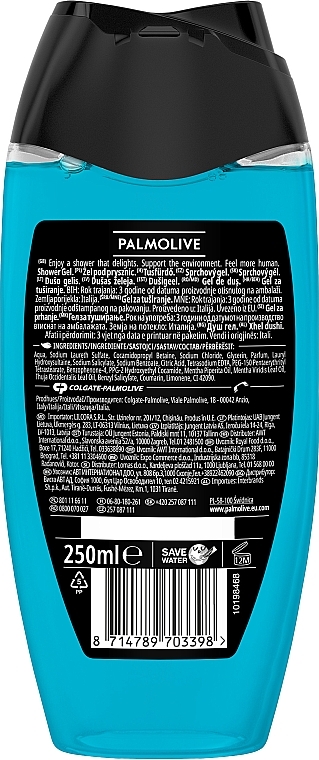 3-in-1 Shower Gel - Palmolive Sport Naturals Mint And Cedar Oils — photo N2