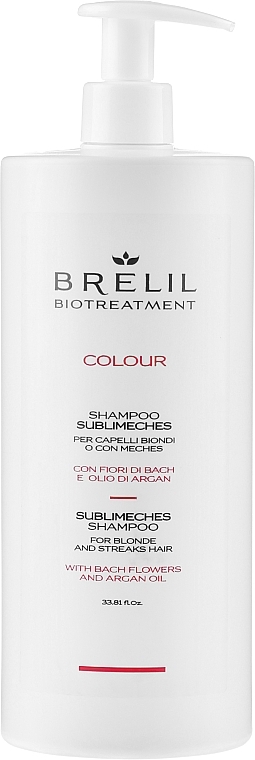 Anti Yellow Hair Shades Shampoo - Brelil Bio Treatment Colour Sublimeches Shampoo — photo N3