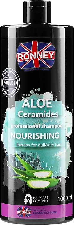 Nourishing Aloe Shampoo for Dull & Dry Hair - Ronney Professional Aloe Ceramides Professional Shampoo — photo N3