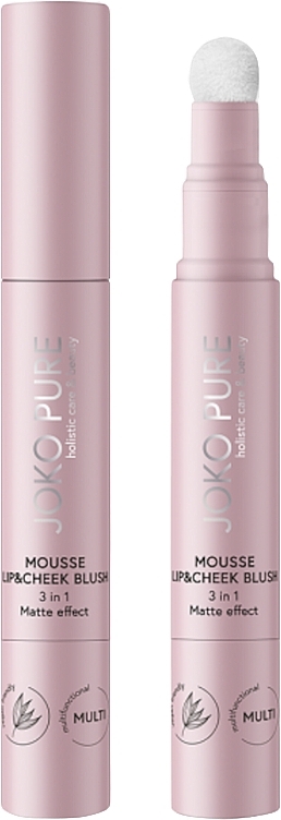 Cream Blush - Joko Pure Mousse Lip & Cheek Blush 3 In 1 — photo N1