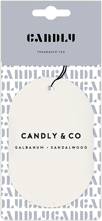 Fragrance Tag - Candly & Co No.6 Galbanum , Sandalwood Fragrance Tag — photo N1