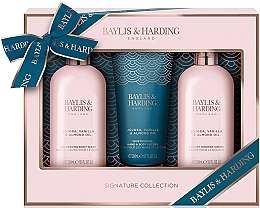 Fragrances, Perfumes, Cosmetics Set - Baylis & Harding Jojoba, Vanilla & Almond Oil Bathing Essentials