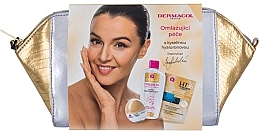 Set - Dermacol 3D Hyaluron Therapy (f/cream/50ml + f/mask/16ml + micel/water/200ml + bag) — photo N1