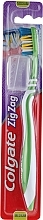 Fragrances, Perfumes, Cosmetics Toothbrush "Zig Zag" Medium #2, green - Colgate Zig Zag Plus Medium Toothbrush