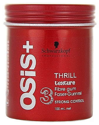 Hair Styling Fiber Wax - Schwarzkopf Professional Osis + Thrill Texture Fibre Gum — photo N2