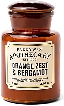 Fragrances, Perfumes, Cosmetics Paddywax Apothecary Orange Zest & Bergamot - Scented Candle