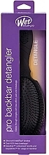 Hair Brush with Pin, black - Wet Brush Backbar Detangler Black — photo N3