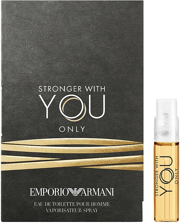 GIFT! Giorgio Armani Emporio Armani Stronger With You Only - Eau de Toilette (sample) — photo N4