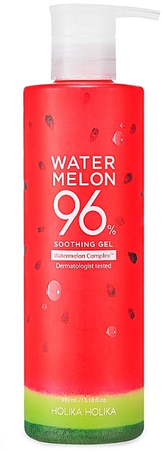 Cooling and Moisturizing Watermelon Gel - Holika Holika Watermelon 96% Soothing Gel — photo N1