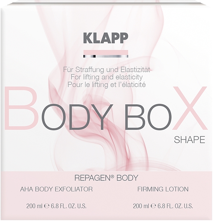 Set - Klapp Repagen Body Box Shape (peel/200ml + b/lot/200ml) — photo N1