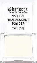 Fragrances, Perfumes, Cosmetics Transparent Mattifying Face Powder - Benecos Natural Translucent Powder Mission Invisible