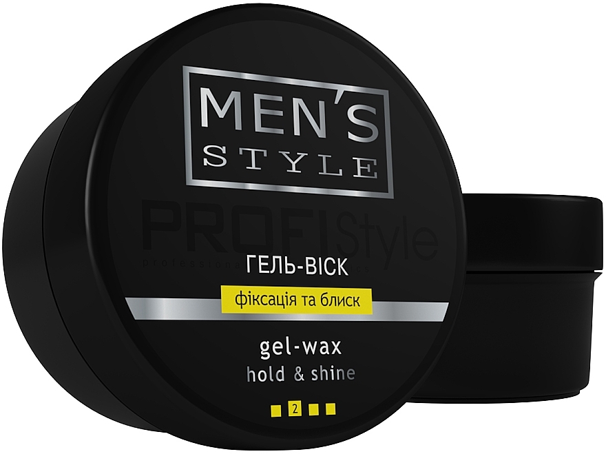 Gel-Wax for Men 'Fixation and Shine' - Profi style Men's Style — photo N1