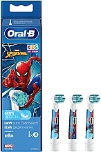 Kids Toothbrush Head 'Spiderman' - Oral-B Refills 3 Pack — photo N1