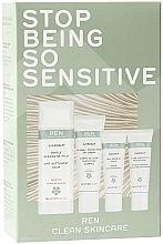 Fragrances, Perfumes, Cosmetics Set - Ren Clean Skincare Evercalm Stop Being So Sensitive! Kit (milk/50ml + day/cr/15ml + mask/10ml + ser/10ml)