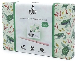 Set - Toot! Totally Turtle Eyeshadow Box Set (eyesh/2,3g + brush/1pcs) — photo N1