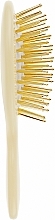 Small Massage Hair Brush, SP24G, milky - Janeke — photo N4