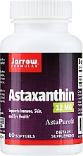 Dietary Supplement "Astaxanthin" - Jarrow Formulas Astaxanthin 12mg — photo N4