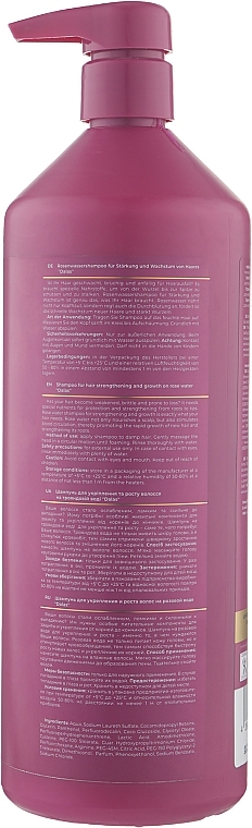 Firming Hair Shampoo with Rose Water - Dalas Cosmetics On Rose Water Shampoo — photo N4