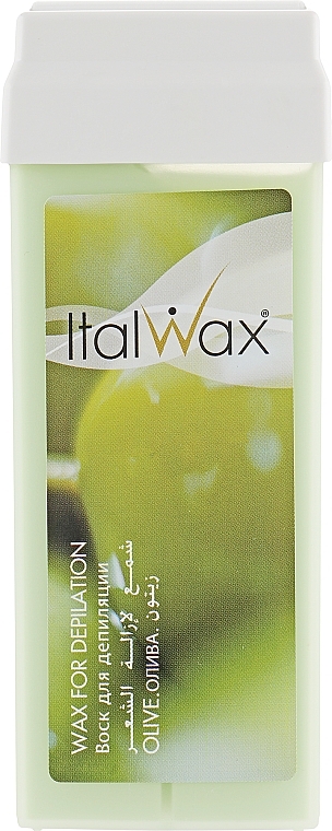 Depilatory Cartridge Wax "Olive" - ItalWax Flex — photo N1