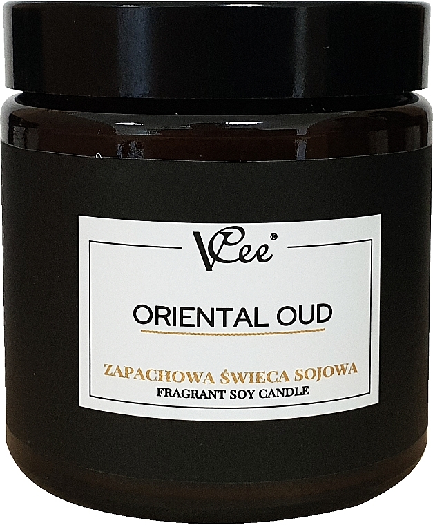Oriental Oud Scented Soy Candle - Vcee Oriental Oud Fragrant Soy Candle — photo N1