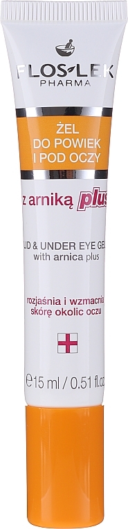 Arnica Lid & Under Eye Gel - Floslek Arnica Plus Lid & Under Eye Gel — photo N3