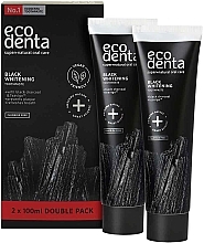 Fluoride-Free Black Whitening Toothpaste - Ecodenta Black Whitening Toothpaste Set — photo N1