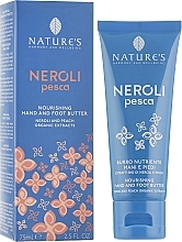 Fragrances, Perfumes, Cosmetics Nourishing Hand & Foot Cream with Organic Neroli & Peach Extracts - Nature's Neroli Hand & Foot Cream