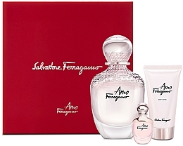 Fragrances, Perfumes, Cosmetics Salvatore Ferragamo Amo - Gift Set (edp/100ml + edp/5ml + b/lot/50ml)