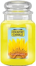 Fragrances, Perfumes, Cosmetics Scented Candle in Jar - Country Candle Sunflower Sunrise