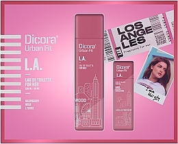 Fragrances, Perfumes, Cosmetics Dicora Urban Fit L.A. - Set (edt/100 ml + edt/30 ml)