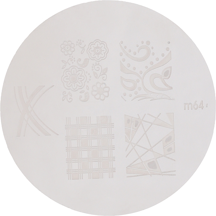 Stamping Plate, 5 designs - Ronney Professional — photo N1