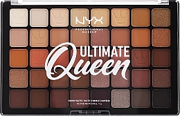 Eyeshadow Palette - NYX Professional Makeup Makeup Ultimate Queen Eyeshadow Palette 40 Pan Limited Edition — photo N11
