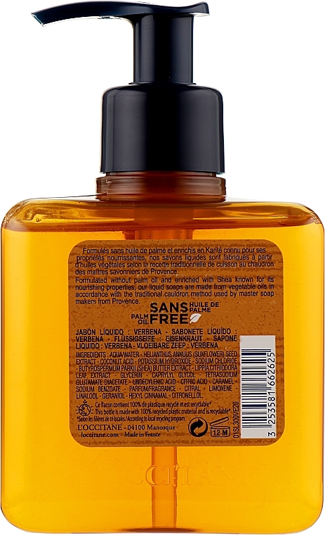 Liquid Soap - L'Occitane Verbena Liquid Soap For Hands & Body — photo N2