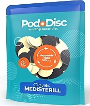 Pedicure Disc Refills M 80/20 mm - Clavier Medisterill PodoDisc — photo N1