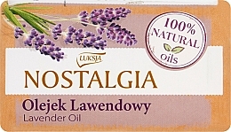 Fragrances, Perfumes, Cosmetics Soap "Lavender Oil" - Luksja Nostalgia Lavender Oil Soap