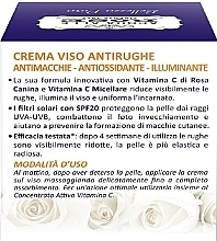 Brightening Anti-Wrinkle Face Cream with Vitamin C - Roberts Acqua alle Rose Antirughe Illuminante SPF 20 — photo N2