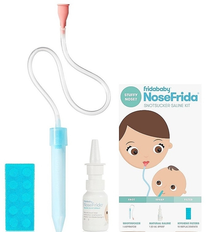 キット - Frida Baby NoseFrida Snotsucker Saline Kit — photo N1