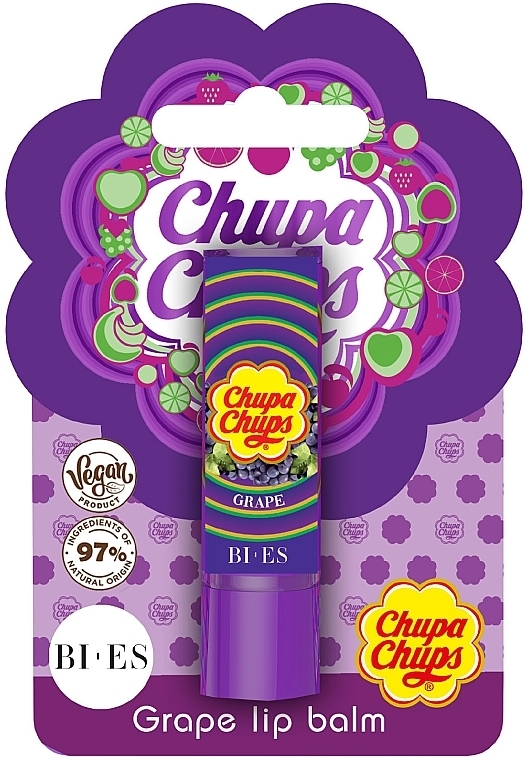 Grape Lip Balm - Bi-es Chupa Chups Natural & Vegan — photo N1