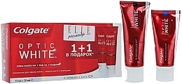 Fragrances, Perfumes, Cosmetics Toothpaste "Whitening" - Colgate Optic White Sparcling mint 1+1