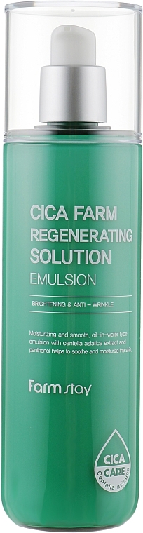 Centella Face Emulsion - FarmStay Cica Farm Regenerating Solution Emulsion — photo N2