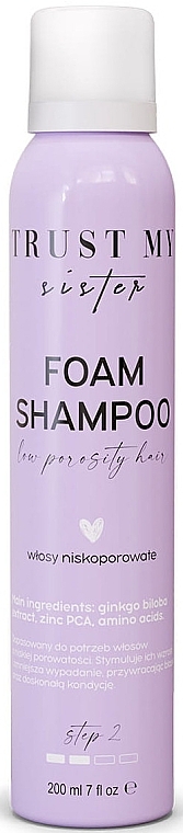 Foam Shampoo for Low Porosity Hair - Trust My Sister Low Porosity Hair Foam Shampoo — photo N1